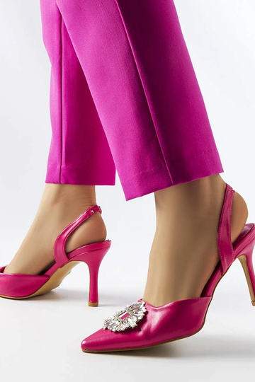 Salto alto strass rosa Moïse 2
