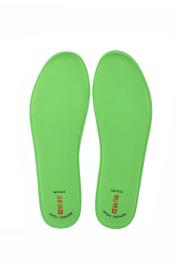 Palminhas verdes para calçados, "Big Star Memory Foam"