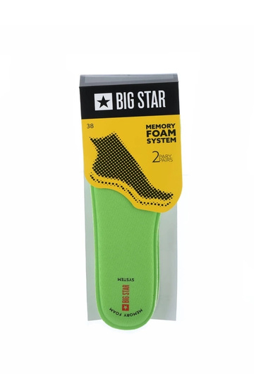 Palminhas verdes para calçados, "Big Star Memory Foam" 2
