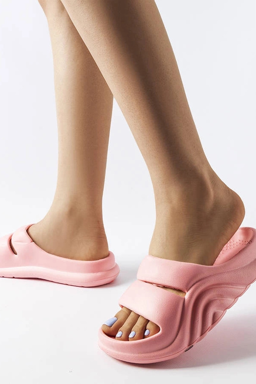 Chinelos de borracha rosa Geneve