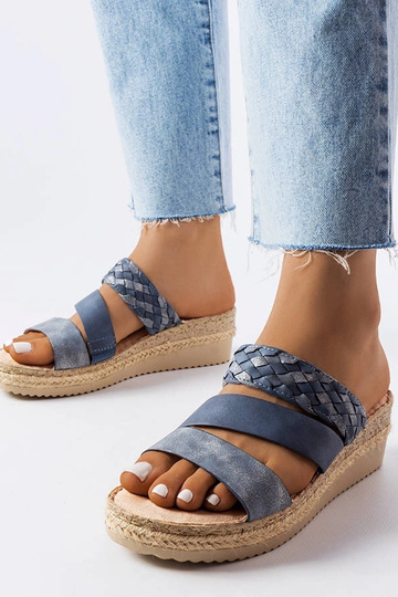 Sandálias Blue Boston Wedge 2