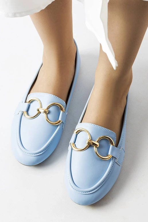 Mocassins femininos Blue Couturier
