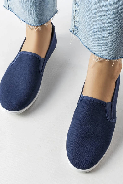 Tênis Quincy Navy Blue Fabric