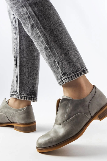 Botas Burdett Cinza Couro...