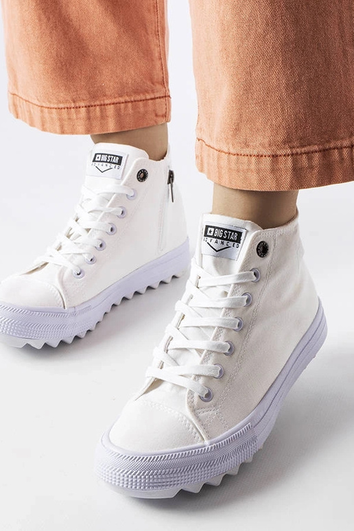 Tênis cano alto branco Big Star FF274241