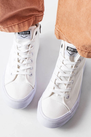 Tênis cano alto branco Big Star FF274241 2