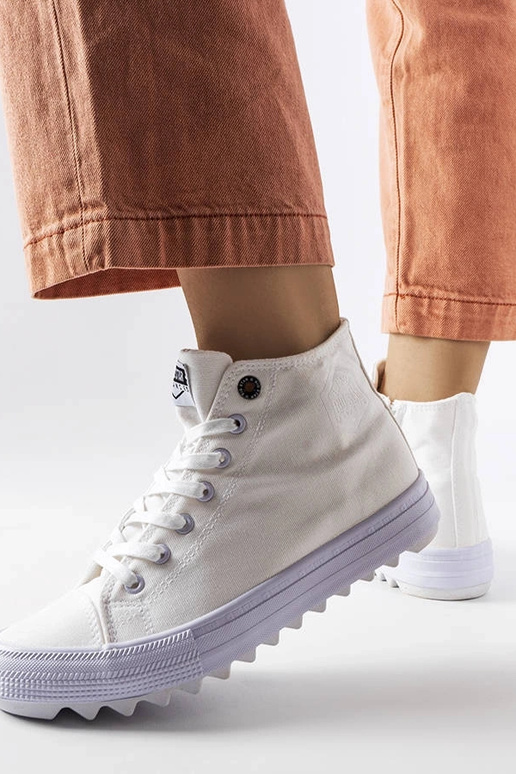 Tênis cano alto branco Big Star FF274241