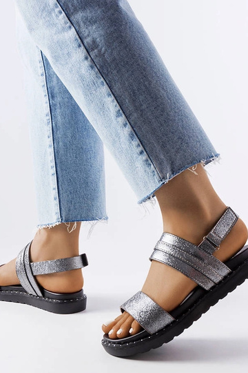 Sandálias Felicienne cinza... 2