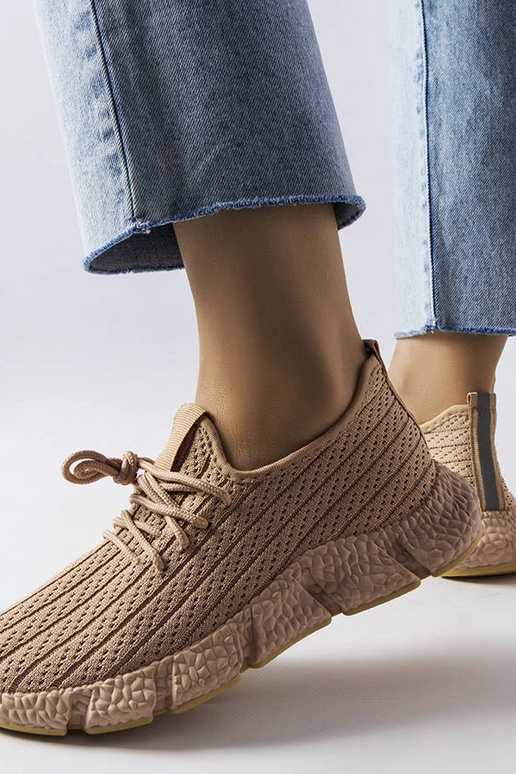 Tênis esportivos bege Élodie