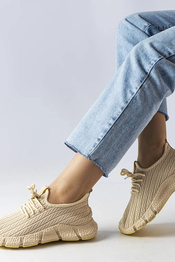 Tênis esportivo Élodie bege...