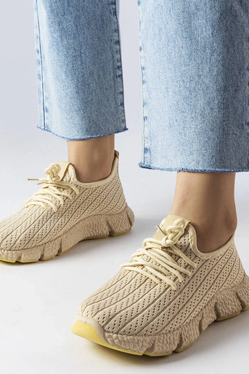 Tênis esportivo Élodie bege... 2