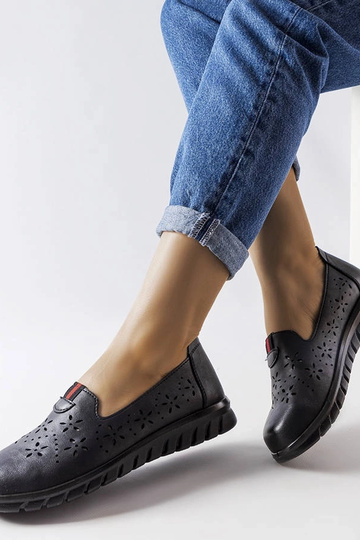 Mocassins de luz negra da Joli