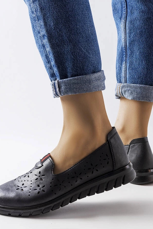 Mocassins de luz negra da Joli