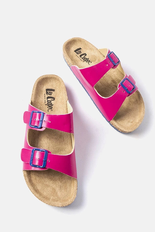 Chinelos de cortiça rosas, „Lee...