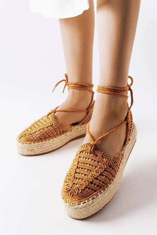 Alpercatas Camel Lace-Up Partenia