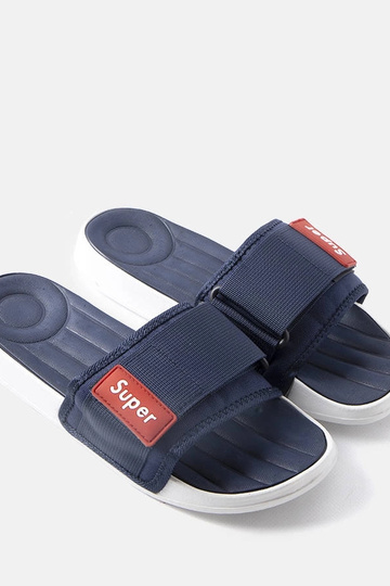 Chinelos ajustáveis masculinos Alley azul marinho