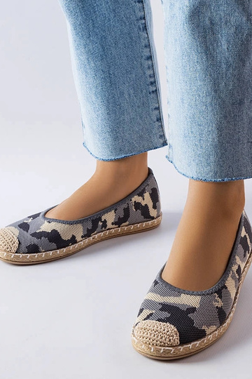 Alpargatas benedum cinza slip-on