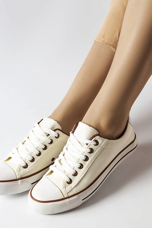 Tênis de tecido branco da Mascherone