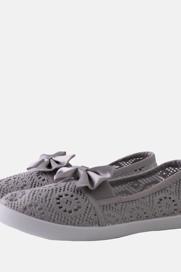 Sapatilhas de ballet cinza...