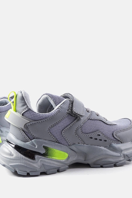 Tênis infantil Ansel cinza velcro