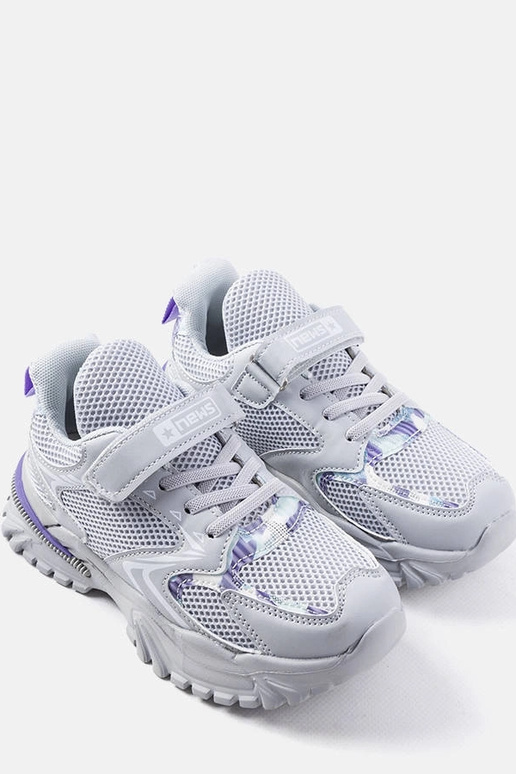 Tênis Robillard Cinza Velcro Infantil