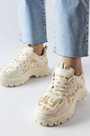 Tênis Brunswick chunky bege 2