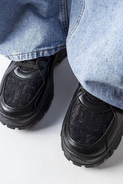 Tênis Brunswick preto chunky