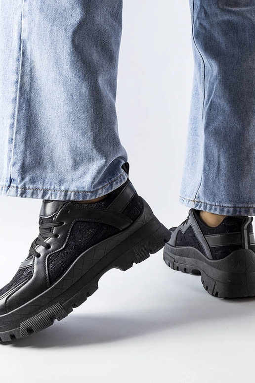 Tênis Brunswick preto chunky