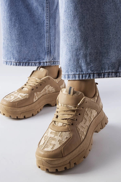 Tênis Brunswick Chunky Bege Escuro