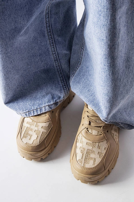 Tênis Brunswick Chunky Bege Escuro