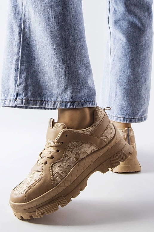 Tênis Brunswick Chunky Bege Escuro