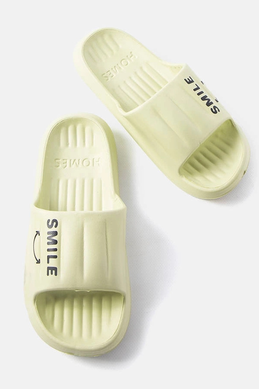 Chinelo de espuma verde Smile