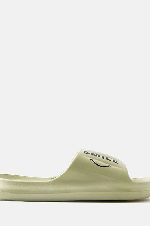 Chinelo de espuma verde Smile