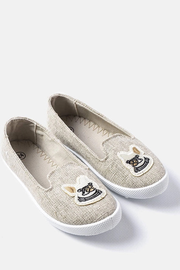 Tênis infantil cinza com... 2