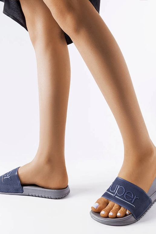 Chinelos de borracha cinza Azelio