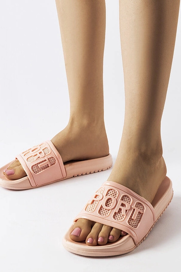 Chinelos de borracha rosa Moiariello