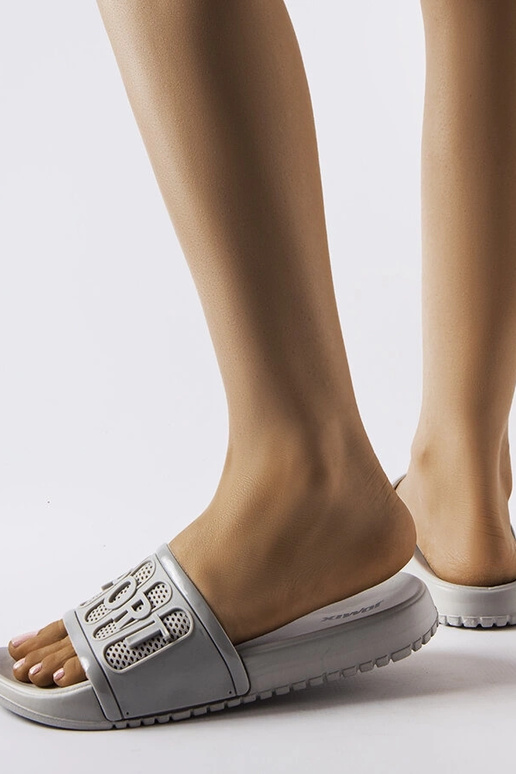 Chinelos de borracha cinza Moiariello