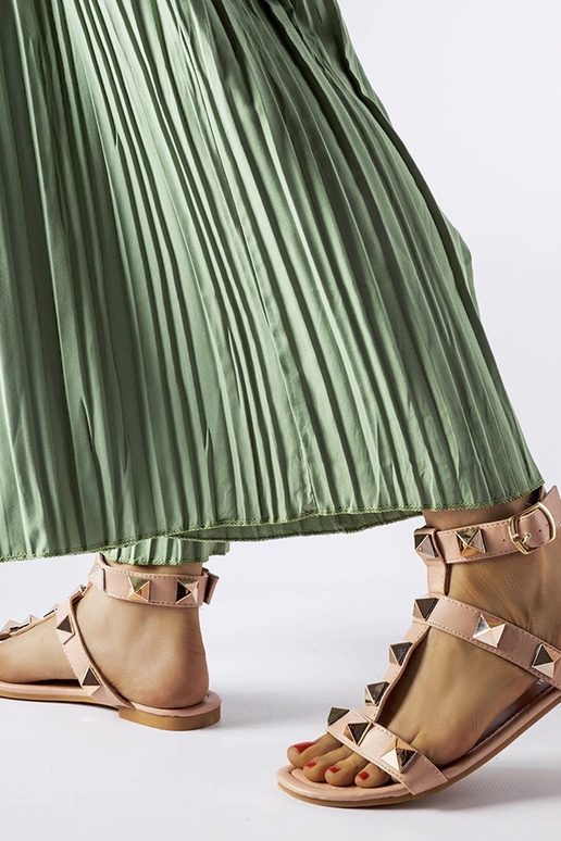 Sandálias Ignazio Rosa com Tachas Sandálias Ignazio Rosa com Tachas