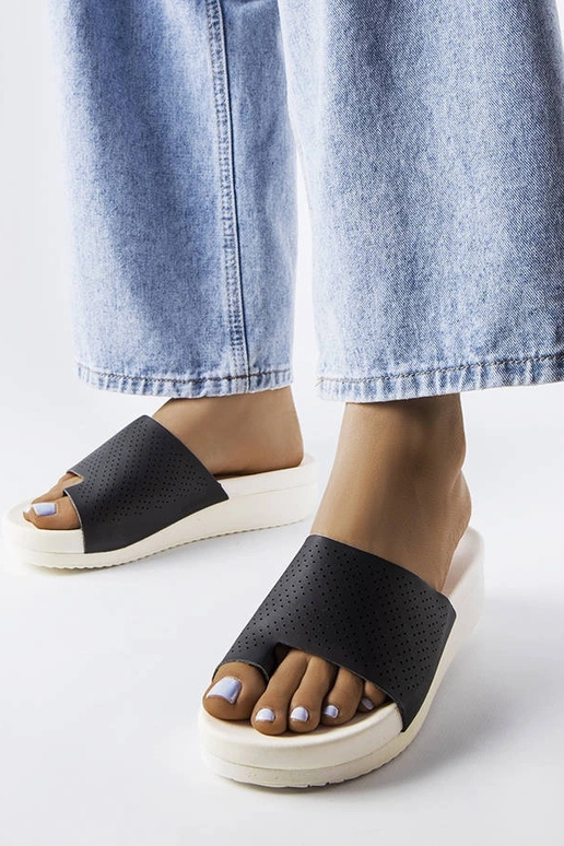 Sandálias plataforma Monferrato pretas Sandálias plataforma Monferrato pretas