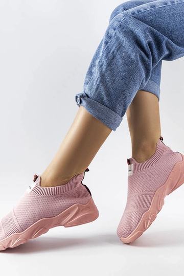 Tênis femininos slip-on rosa Greco 2