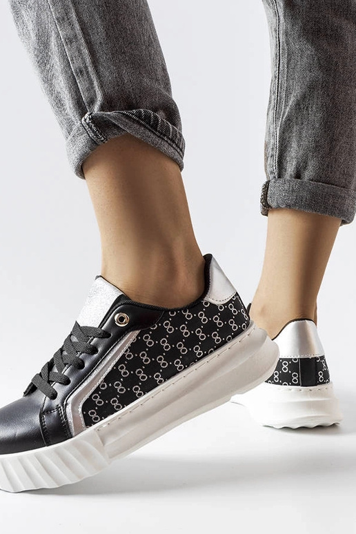 Tênis plataforma Giuseppe preto