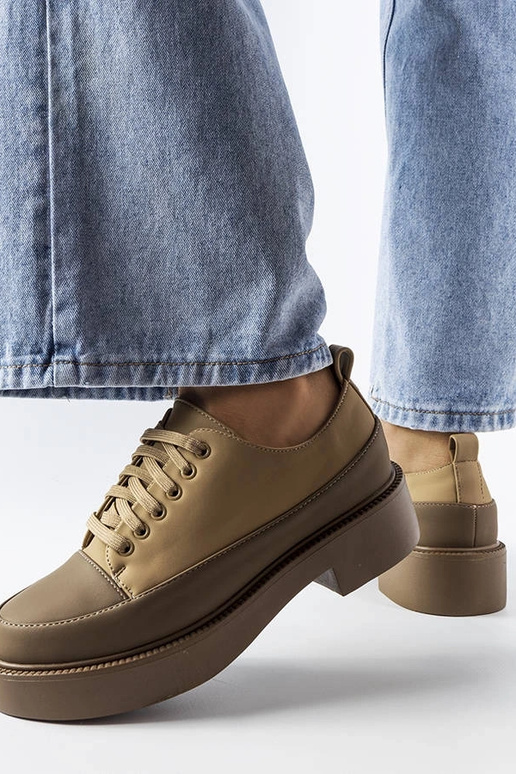 Sapatos baixos marrons Merico