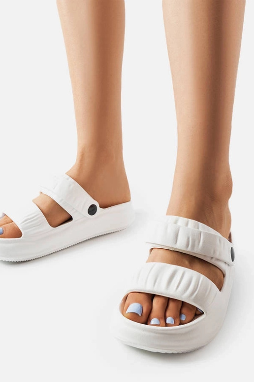 Chinelos Griffin White Foam