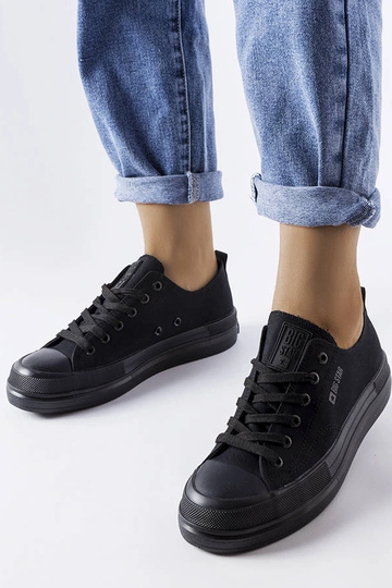 Tênis plataforma preto Big Star LL274967