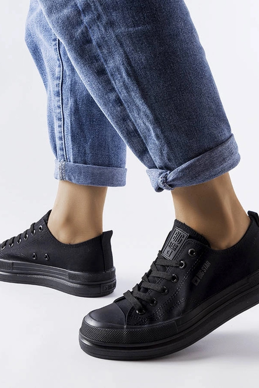 Tênis plataforma preto Big Star LL274967