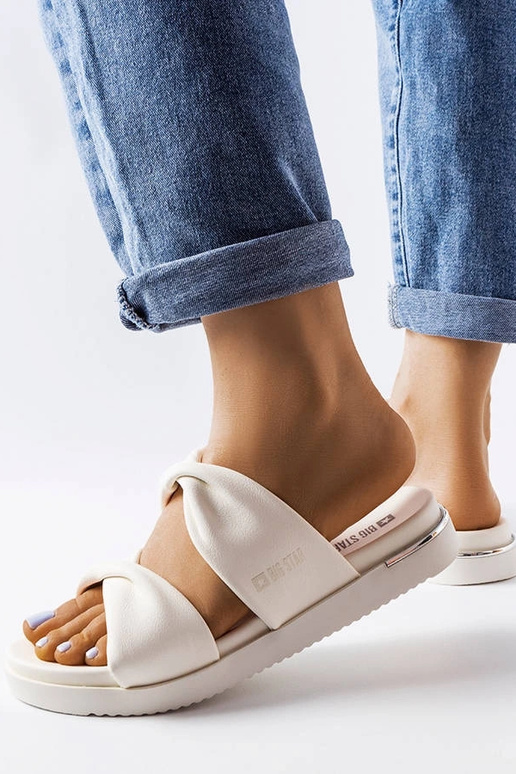 Chinelo branco Big Star LL274A121