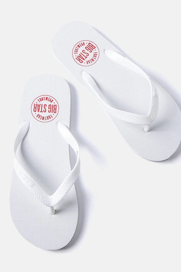 Chinelo branco Big Star...
