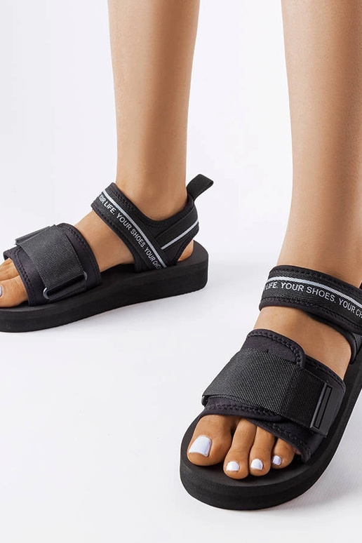 Sandálias Big Star Black Foam LL274784 Sandálias Big Star Black Foam LL274784