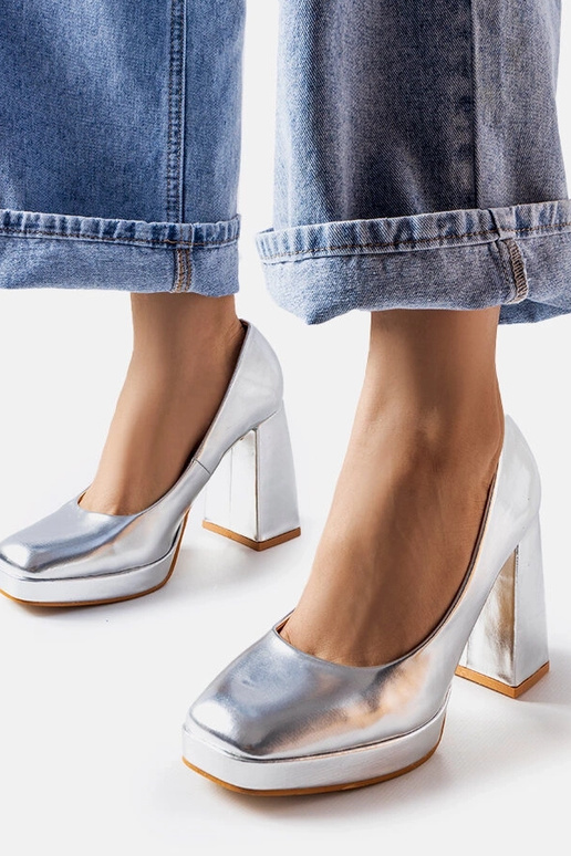 Sapatos de salto alto Silver Mailly