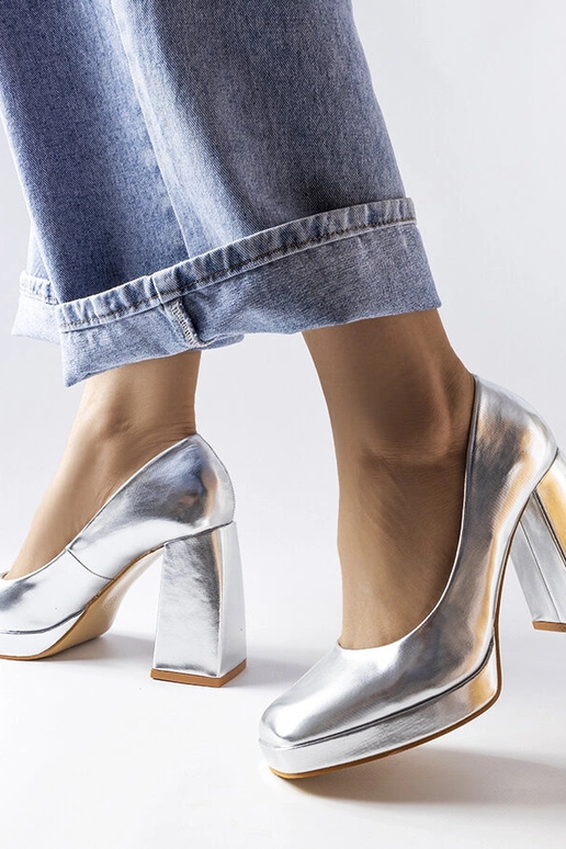 Sapatos de salto alto Silver Mailly